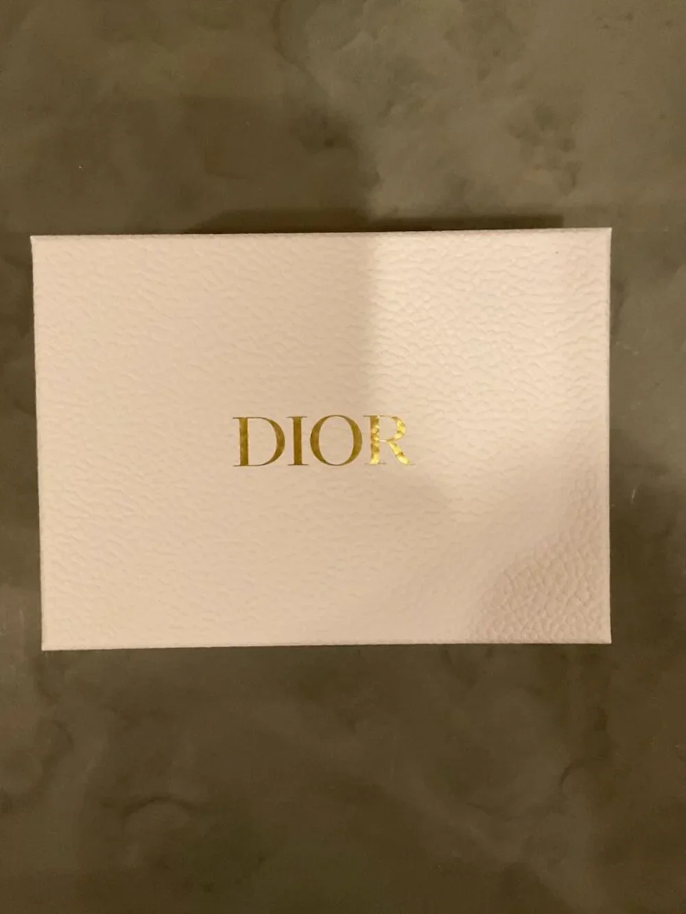 Authentic Dior White Textured Gift Storage Box 7.5